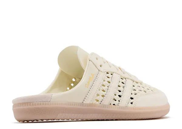 Adidas Samba Mule Woven Basketweave Cream White Back