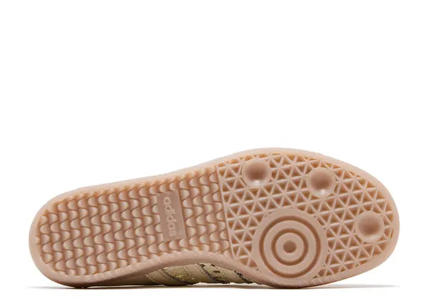 Adidas Samba Mule Woven Basketweave Cream White Bottom