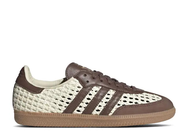 Adidas Samba OG Basketweave Cream White Earth Strata