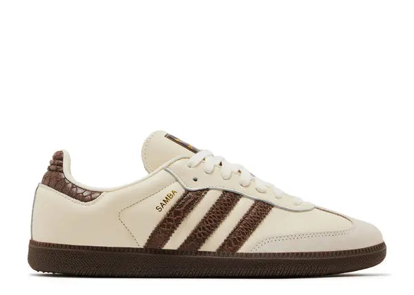 Adidas Samba OG Cream Earth Strata Maroon Side