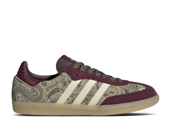 Adidas Samba OG Liberty London Maroon Warm Vanilla