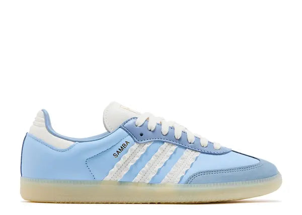 Adidas Samba Ruffle Stripes Pack Clear Sky Side
