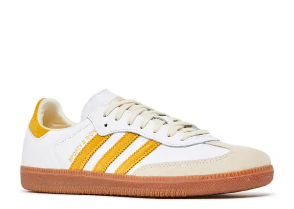 Adidas Samba Sporty & Rich White Bold Gold Front