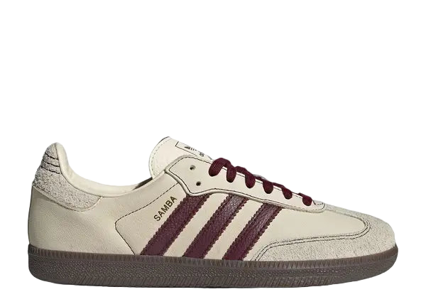 Adidas Samba Wonder White Maroon