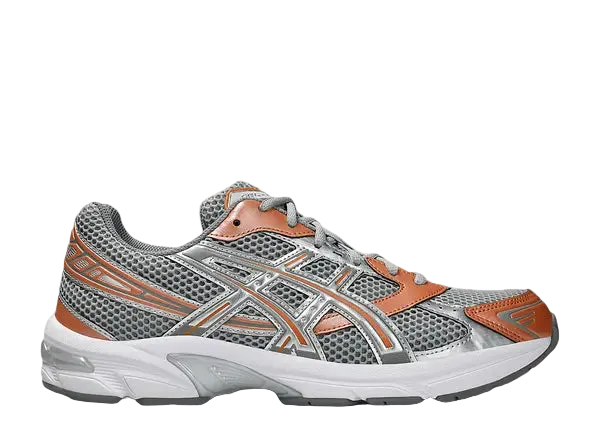 Asics Gel-1130 Cement Grey Rust Orange Side
