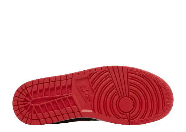 Jordan 1 Low Black Light Smoke Grey Gym Red Bottom