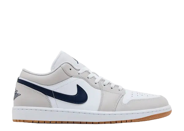 Jordan 1 Low Midnight Navy Neutral Grey Side