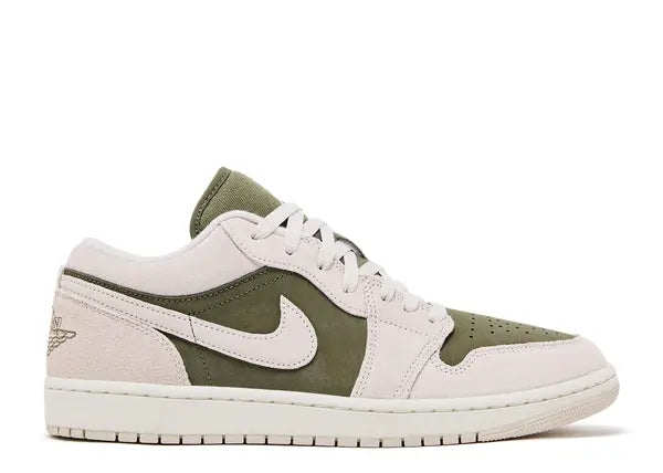 Jordan 1 Low SE Medium Olive Sail Side