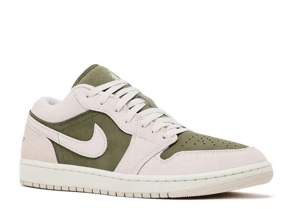 Jordan 1 Low SE Medium Olive Sail Front