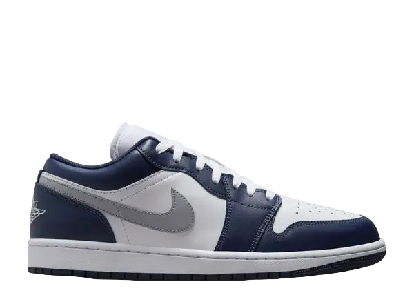Jordan 1 Low Wolf Grey Midnight Navy