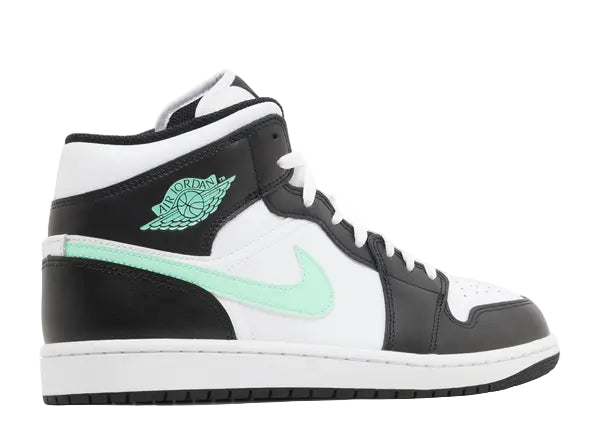 Jordan 1 Mid Green Glow Back