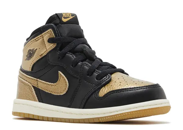 Jordan 1 Retro High OG Black Metallic Gold (TD) Front