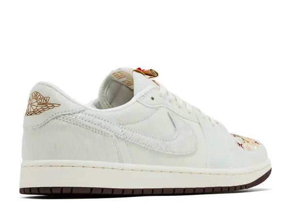 Jordan 1 Retro Low OG Football Grey Sail Light Chocolate Back