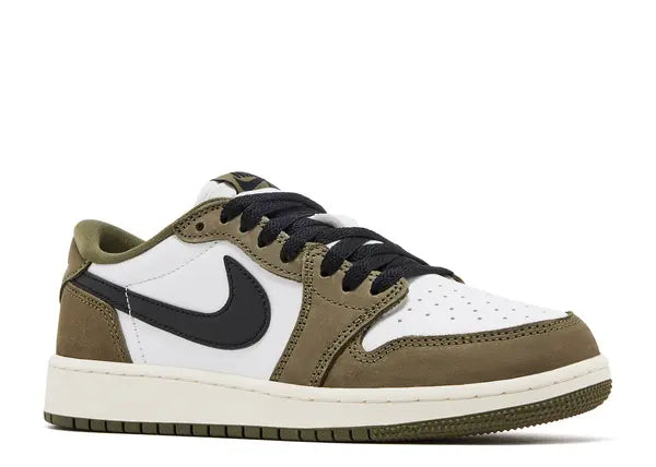 Jordan 1 Retro Low OG Medium Olive (GS) Front