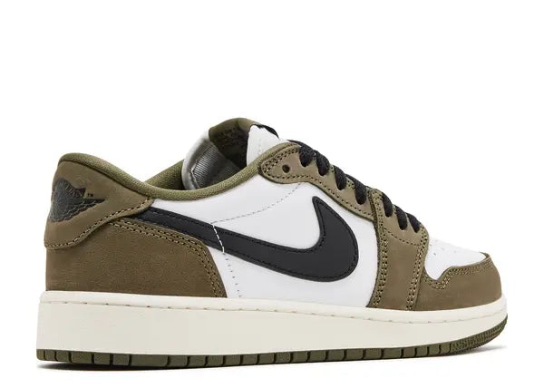Jordan 1 Retro Low OG Medium Olive (GS) Back