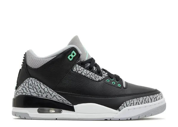 Jordan 3 Retro Green Glow Side