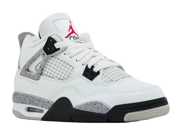 Jordan 4 Retro White Cement (2025) (GS) Front