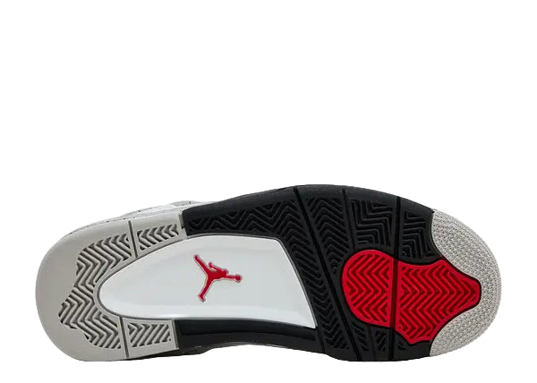 Jordan 4 Retro White Cement (2025) (GS) Bottom