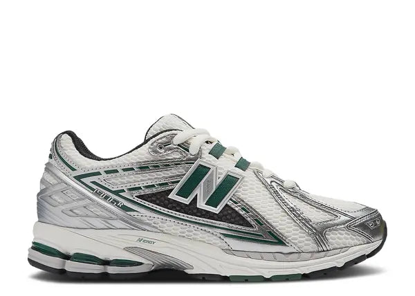 New Balance 1906R Silver Metallic Nightwatch Green Side