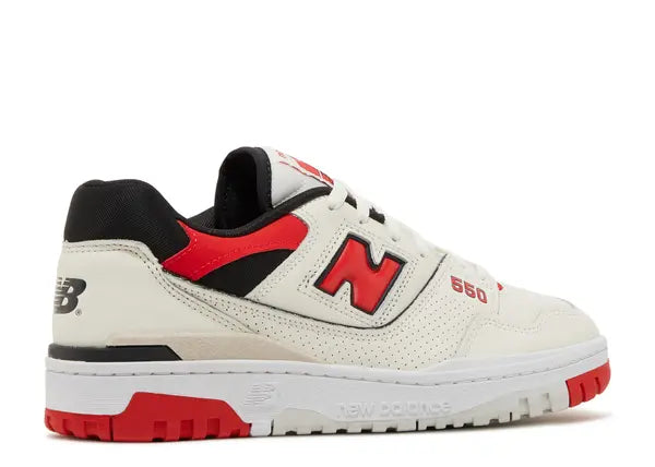 New Balance 550 Sea Salt True Red Back