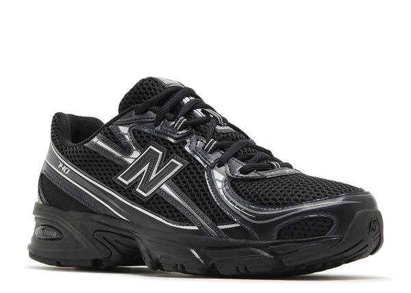 New Balance 740v2 Black Grey Silver Front