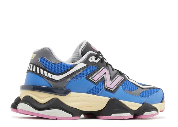 New Balance 9060 Blue Oasis Real Pink Back