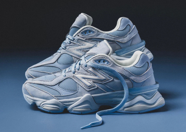 New Balance 9060 Sea Salt Oxford Blue Outfit