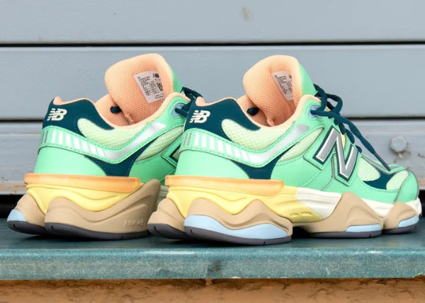 New Balance 9060 Sweetgrass Deep Ocean Outfit