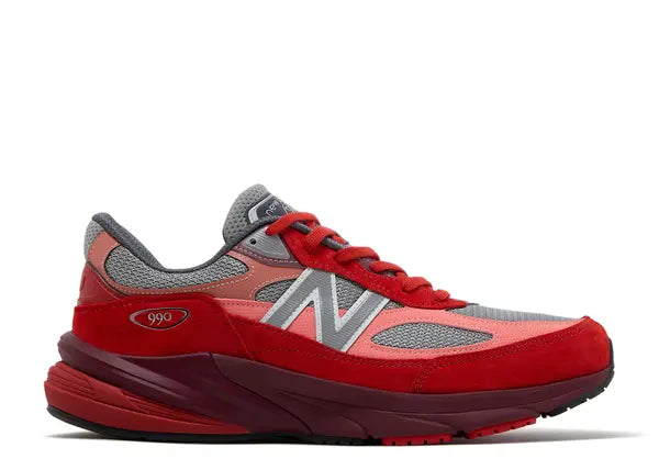 New Balance 990v6 MiUSA Community Red Side