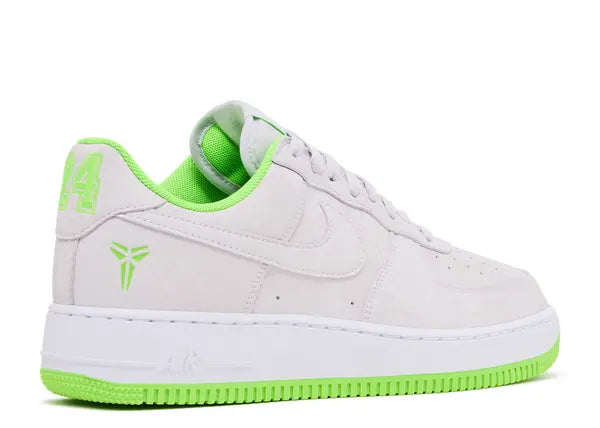 Nike Air Force 1 Low Kobe Bryant Forever Vast Grey Electric Green Back