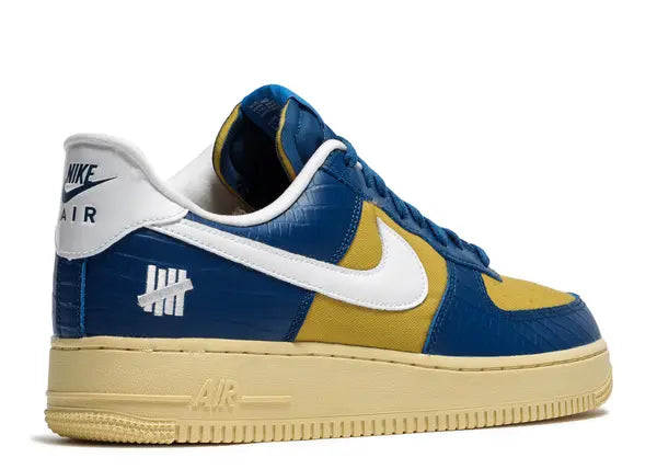Nike Air Force 1 Low SP Undefeated 5 On It Blue Yellow Croc Back