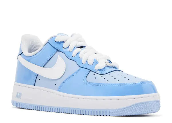 Nike Air Force 1 Low '07 LV8 Psychic Blue White Patent Front