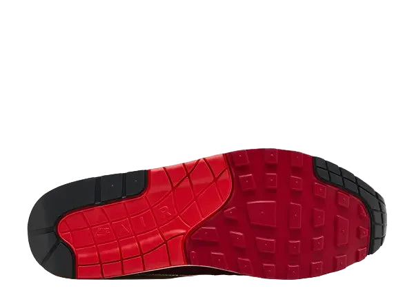 Nike Air Max 1 Gym Red Crimson Bottom