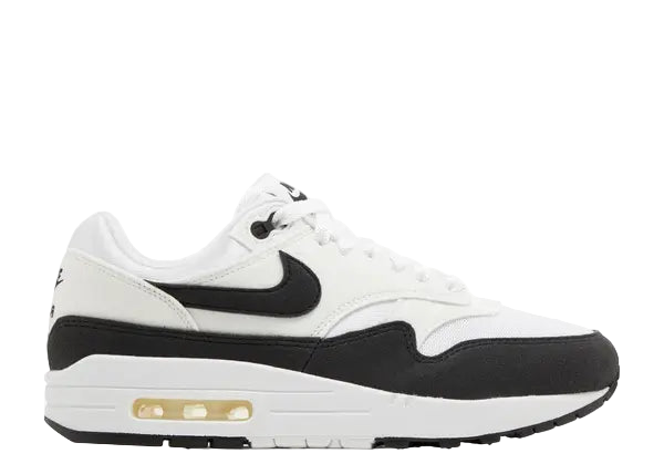 Nike Air Max 1 White Black Neutral Grey Side