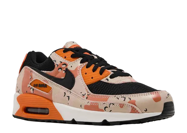Nike Air Max 90 Premium Bio Beige Safety Orange Camo Front