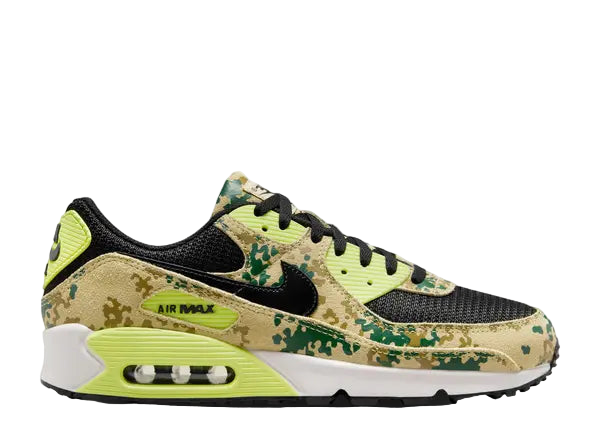Nike Air Max 90 Premium Team Gold Light Lemon Twist Phantom Black
