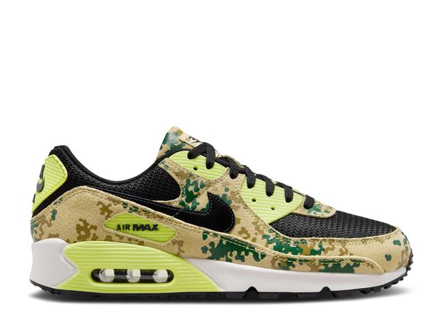Nike Air Max 90 Premium Team Gold Light Lemon Twist Phantom Black