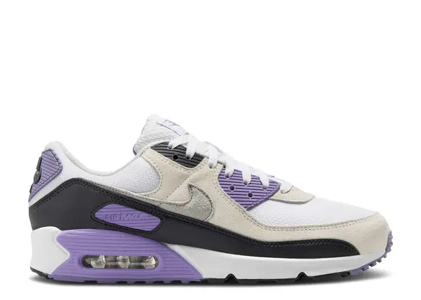 Nike Air Max 90 White Dusty Amethyst Photon Dust Light Smoke Grey