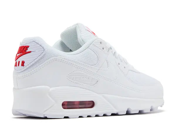 Nike Air Max 90 White Light Crimson Back