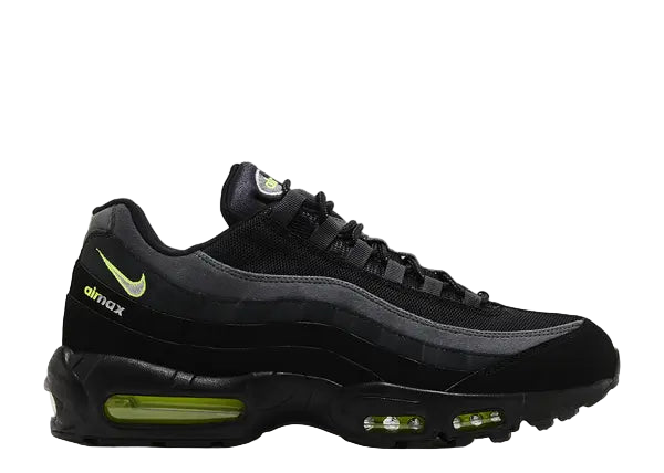 Nike Air Max 95 Retro Logo Black Grey Volt Side