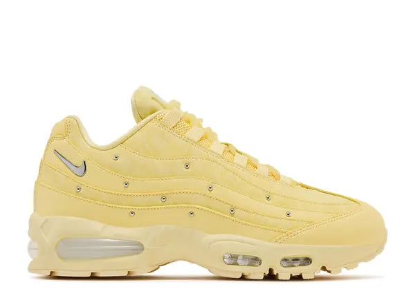 Nike Air Max 95 Soft Yellow Silver Studded Side