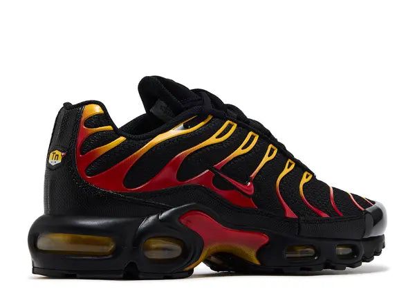Nike Air Max Plus Black University Gold Red Back