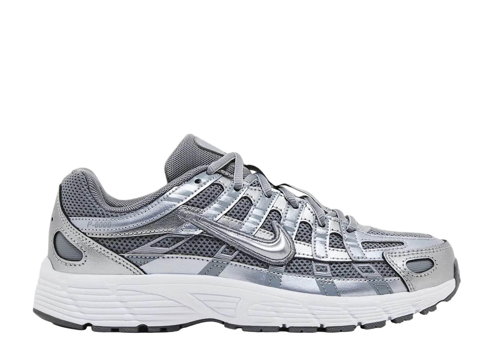 Nike P-6000 Metallic Cool Grey (GS) Side