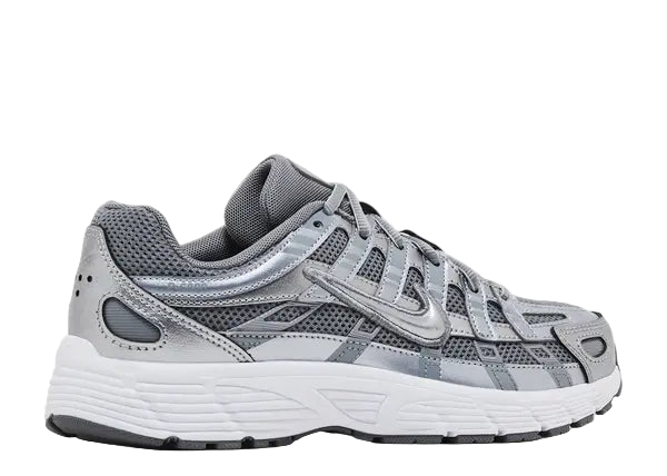 Nike P-6000 Metallic Cool Grey (GS) Back