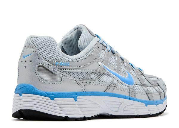 Nike P-6000 Metallic Platinum University Blue Back