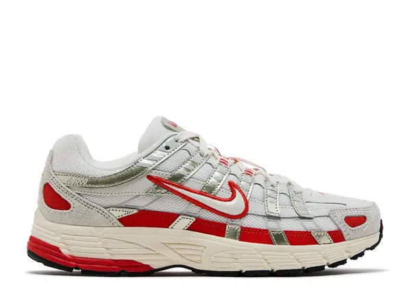 Nike P-6000 Sail Pale Ivory Light Bone Picante Red Side