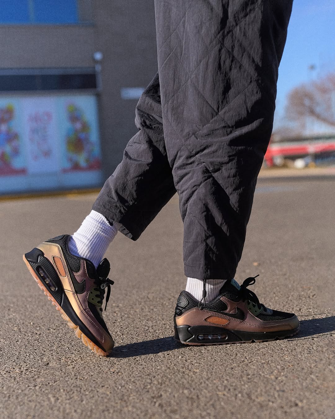 Nike Air Max 90 Metallic Copper Outfit