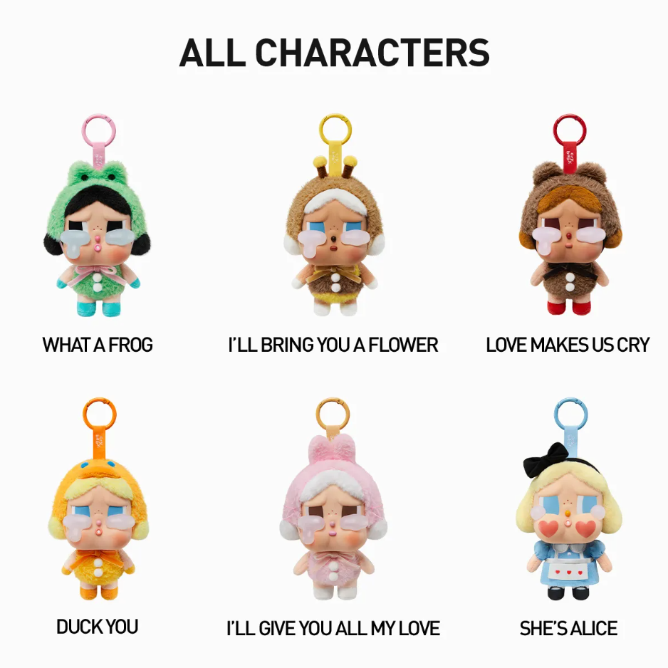 Pop Mart Labubu CryBaby Crying Again Series Blind Box Characters Figures