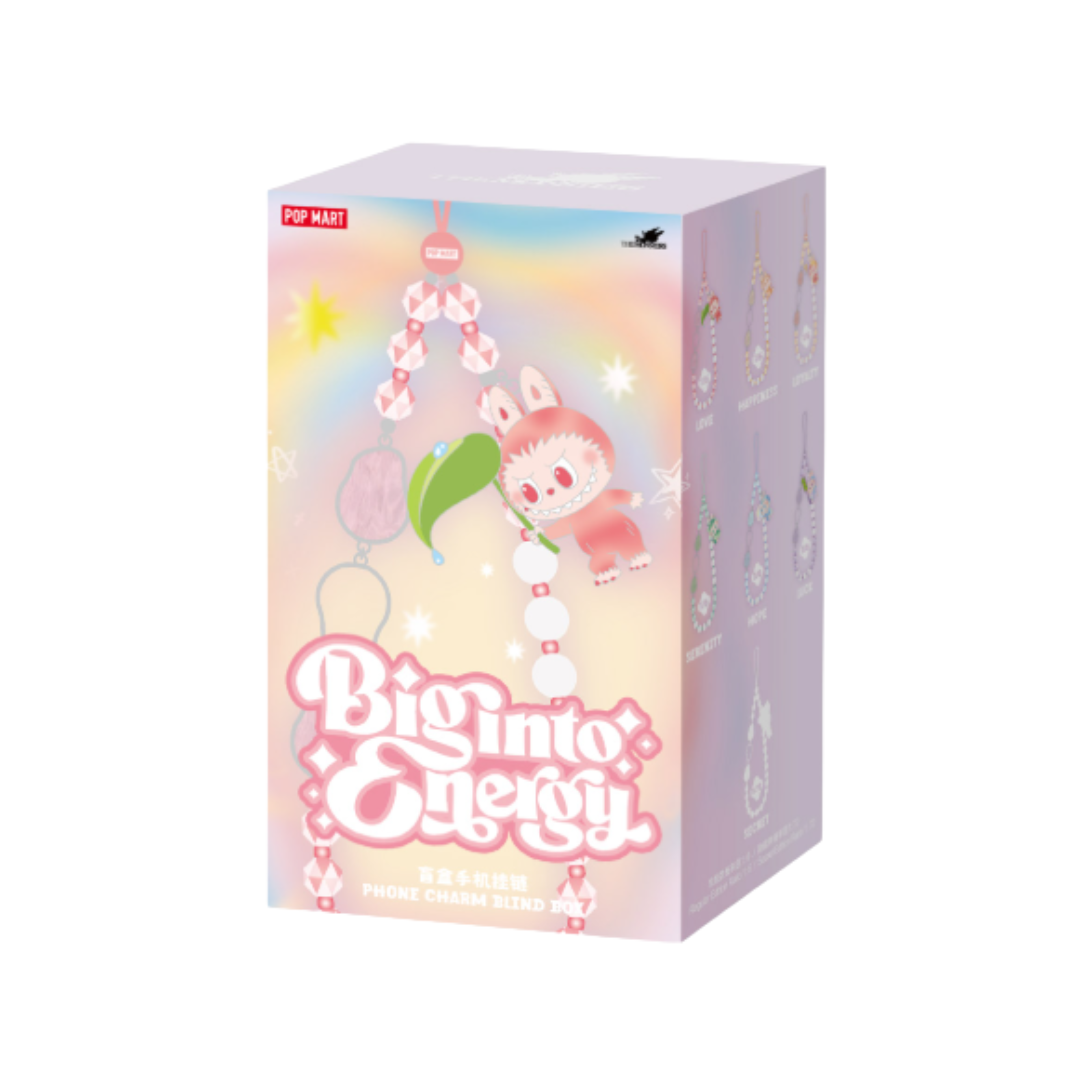 Pop Mart Labubu The Monsters Big Into Energy Phone Charm Series Blind Box