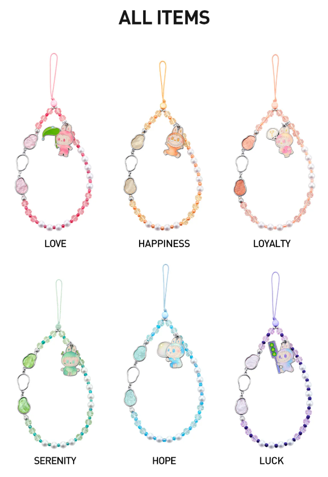 Pop Mart Labubu The Monsters Big Into Energy Phone Charm Series Blind Box All Charms